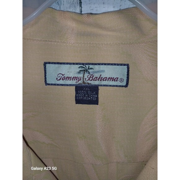 Men's Tommy Bahama Size XXL 100% Silk Short Sleeve Hawaiian Shirt - Picture 4 of 8